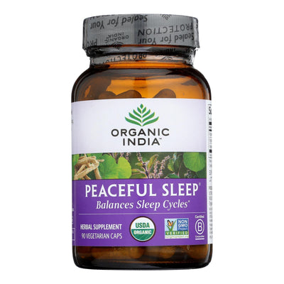 Organic India Whole Herb Supplement, Peaceful Sleep - 1 Each - 90 Vcap - Orca Market