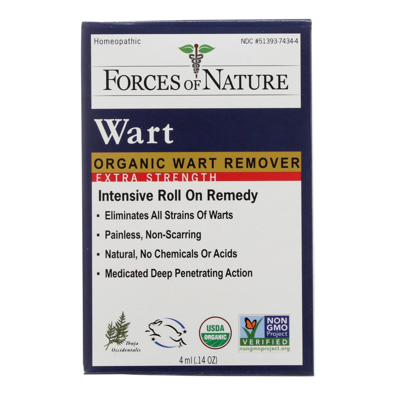 Forces Of Nature - Wart Contrl Extra - 1 Each - 4 Ml - Orca Market