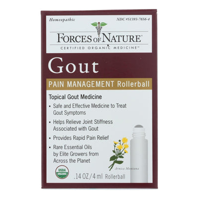 Forces Of Nature - Gout Pain Management - 1 Each - 4 Ml - Orca Market