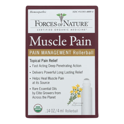 Forces Of Nature - Muscle Pain Management - 1 Each - 4 Ml - Orca Market