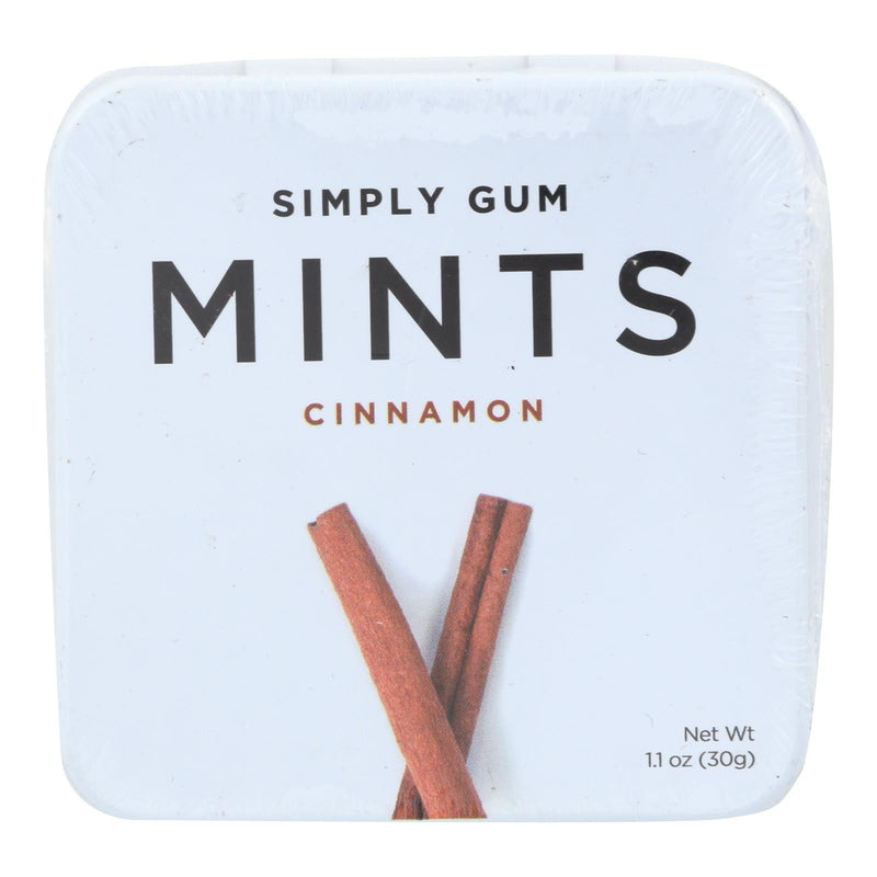 Simply Gum Cinnamon Mints - Case Of 6 - 30 Ct - Orca Market