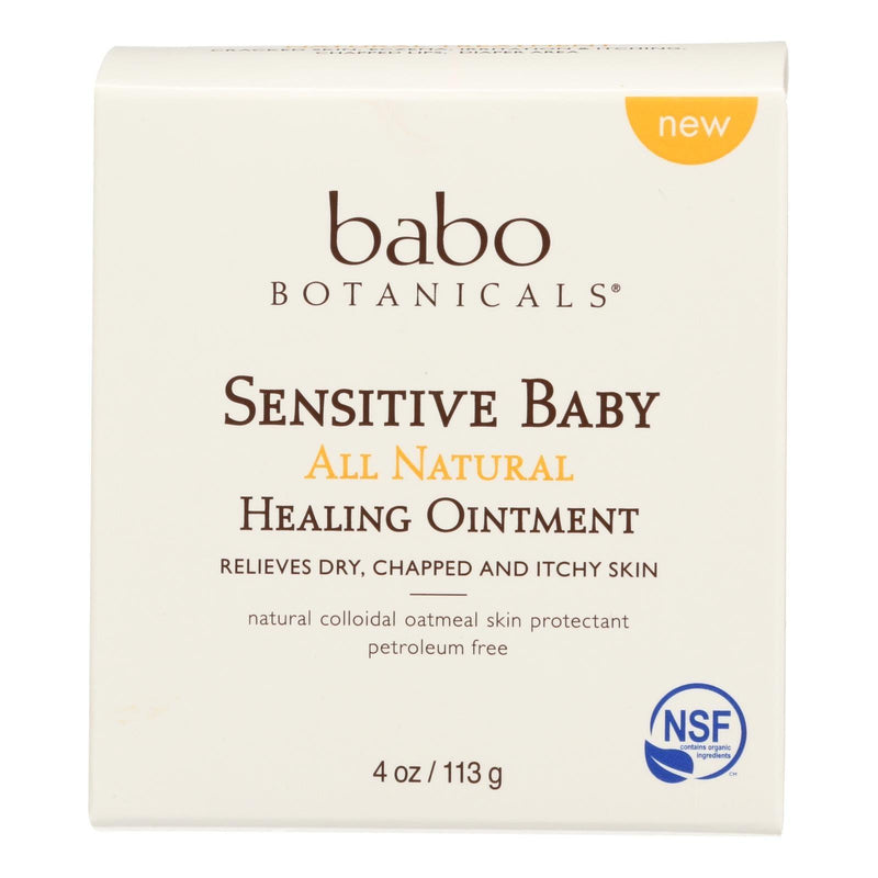 Babo Botanicals - Ointment Healing Sensitive Baby - 1 Each - 4 Oz - Orca Market