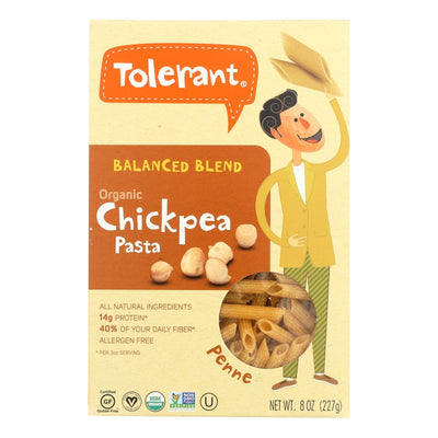 Tolerant Organic Chickpea Pasta Balanced Blend - Case Of 6 - 8 Oz - Orca Market