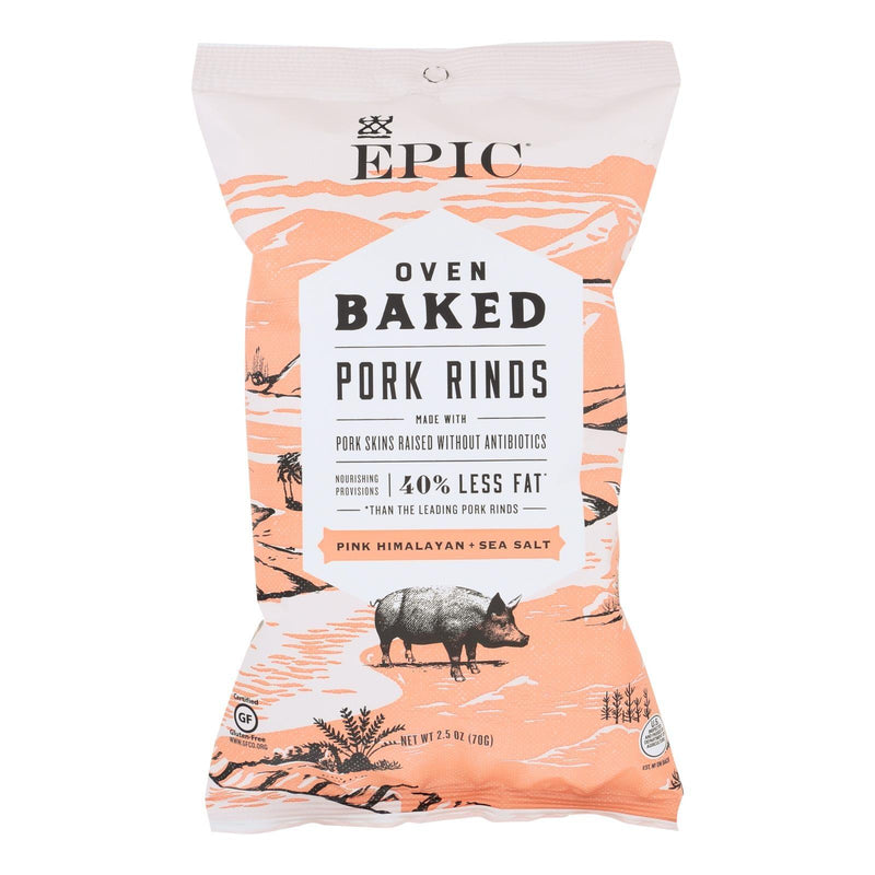 Epic Oven Baked Pork Rinds - Case Of 12 - 2.5 Oz - Orca Market