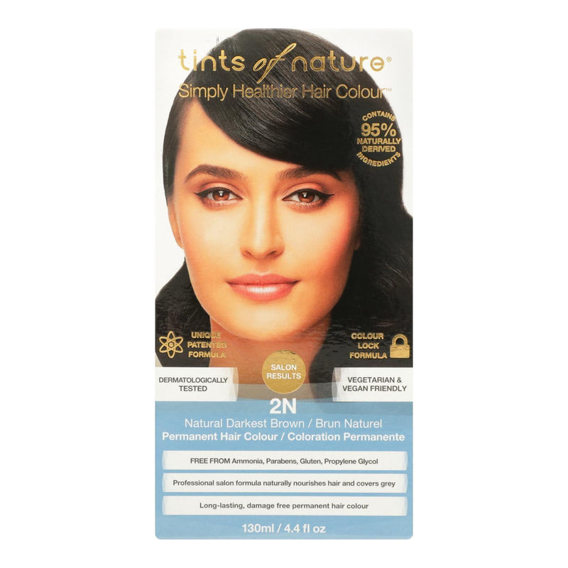 Tints Of Nature 2n Darkest Brown Hair Color - 1 Each - 4.4 Fz - Orca Market