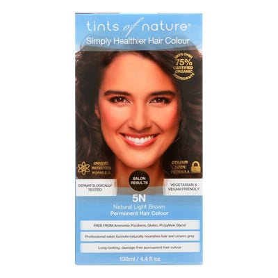 Tints Of Nature 5n Natural Light Brown Hair Color - 1 Each - 4.4 Fz - Orca Market