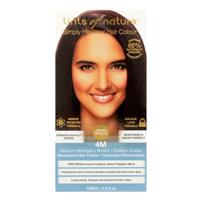 Tints Of Nature 4m Medium Mahogany Brown Hair Color - 1 Each - 4.4 Fz - Orca Market