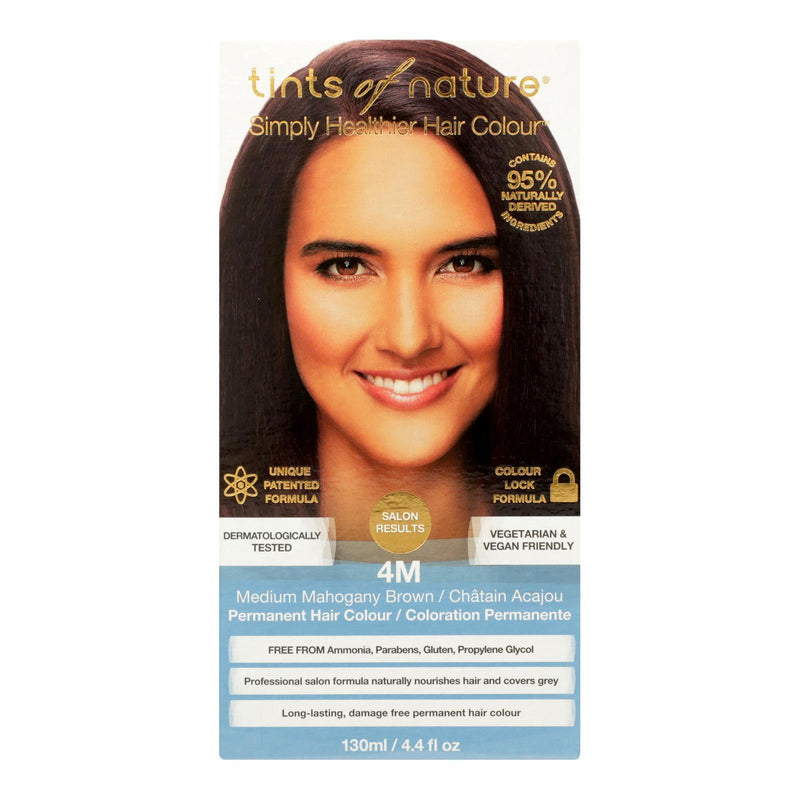 Tints Of Nature 4m Medium Mahogany Brown Hair Color - 1 Each - 4.4 Fz - Orca Market