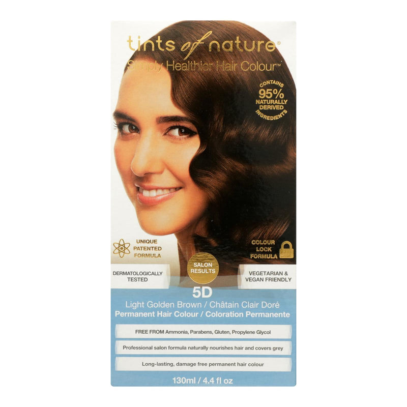 Tints Of Nature 5d Light Golden Brown Hair Color - 1 Each - 4.4 Fz - Orca Market