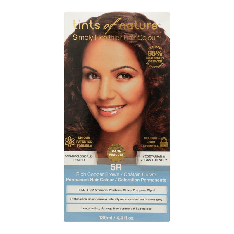 Tints Of Nature 5r Rich Copper Brown Hair Color - 1 Each - 4.4 Fz - Orca Market