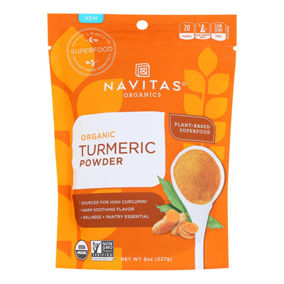 Navitas Organics Turmeric Powder - Case Of 6 - 8 Oz - Orca Market