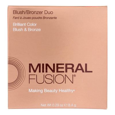 Mineral Fusion Minerals On A Mission Rio Blonzer Blush/bronzer Duo - 1 Each - .29 Oz - Orca Market