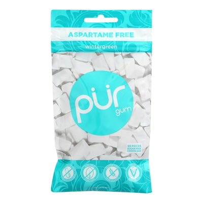 Pur Wintergreen Gum - Case Of 12 - 2.72 Oz - Orca Market