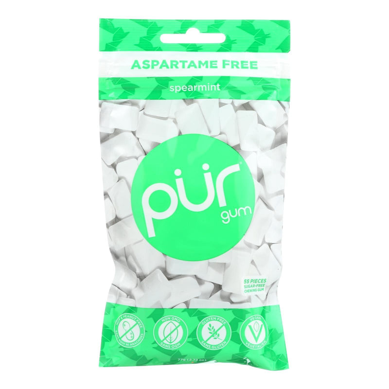 Pur Spearmint Gum - Case Of 12 - 2.72 Oz - Orca Market