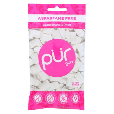 Pur Pomegranate Mint Gum - Case Of 12 - 2.72 Oz - Orca Market