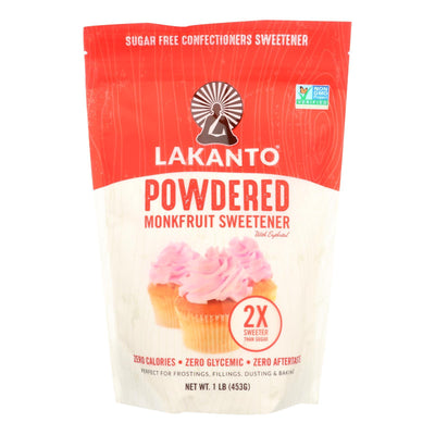 Lakanto Powdered Monkfruit Sweetener With Erythritol - Case Of 8 - 1 Lb - Orca Market