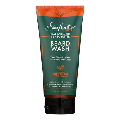 Shea Moisture - Beard Wash Maracuja & Shea - 1 Each - 6 Oz - Orca Market