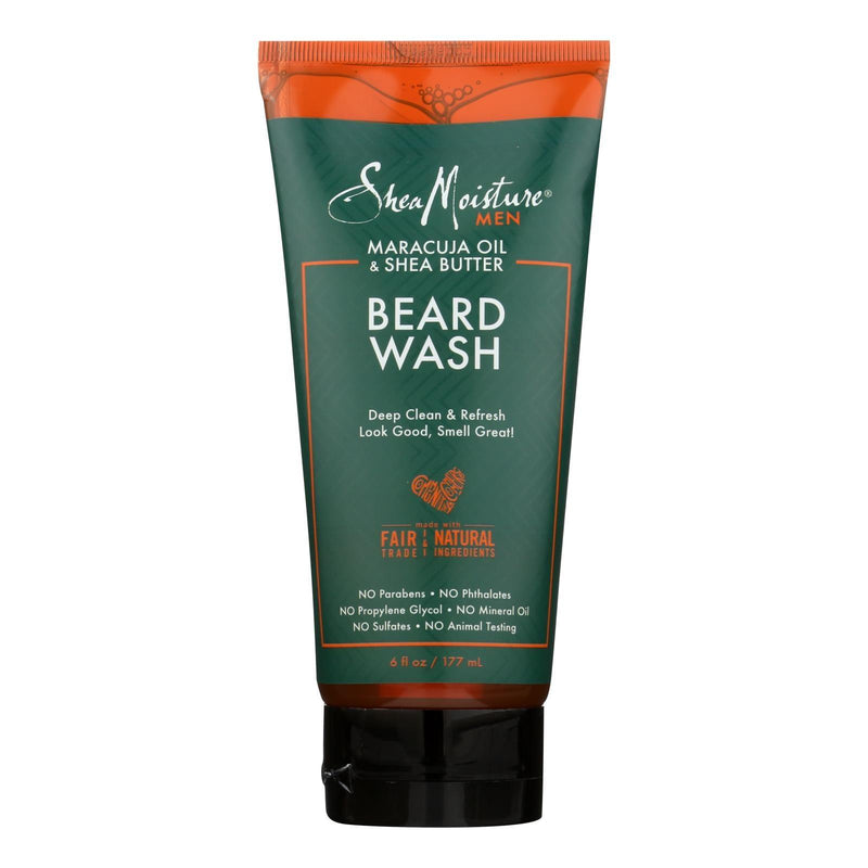 Shea Moisture - Beard Wash Maracuja & Shea - 1 Each - 6 Oz - Orca Market