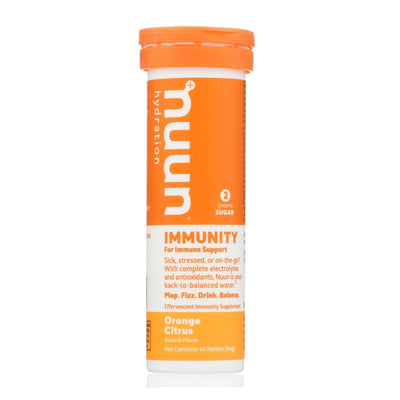 Nuun Hydration - Drink Tab Immunity Orange Citrus - Case Of 8 - 10 Tab - Orca Market