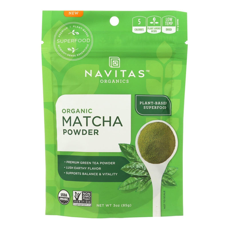 Navitas Organics Organic Matcha Powder - Case Of 6 - 3 Oz - Orca Market