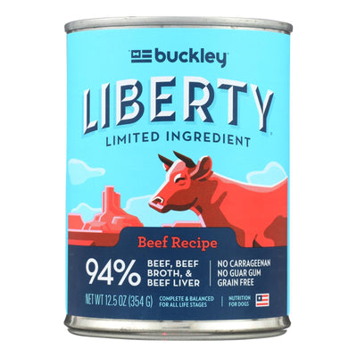 Buckley - Liberty Wet Food Beef - Case Of 12 - 12.5 Oz - Orca Market