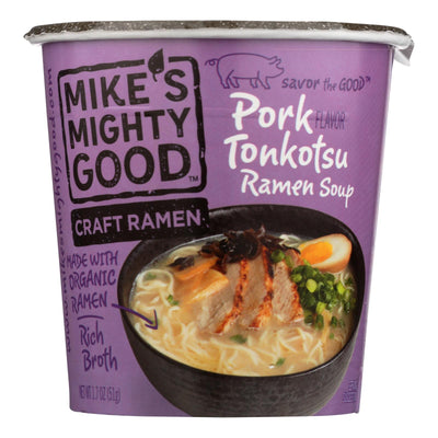 Mike's Mighty Good Pork Tonkotsu Ramen Soup - Case Of 6 - 1.7 Oz - Orca Market