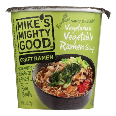 Mike's Mighty Good Vegetarian Vegetable Ramen Soup - Case Of 6 - 1.9 Oz - Orca Market