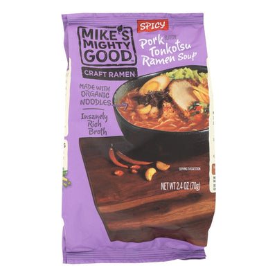 Mike's Mighty Good Tonkotsu Ramen Soup - Case Of 7 - 2.4 Oz - Orca Market