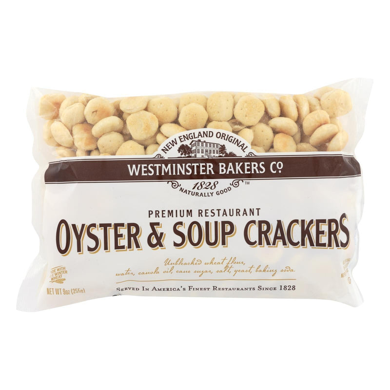 Westminster Cracker Co Oyster & Soup Crackers - Case Of 12 - 9 Oz - Orca Market