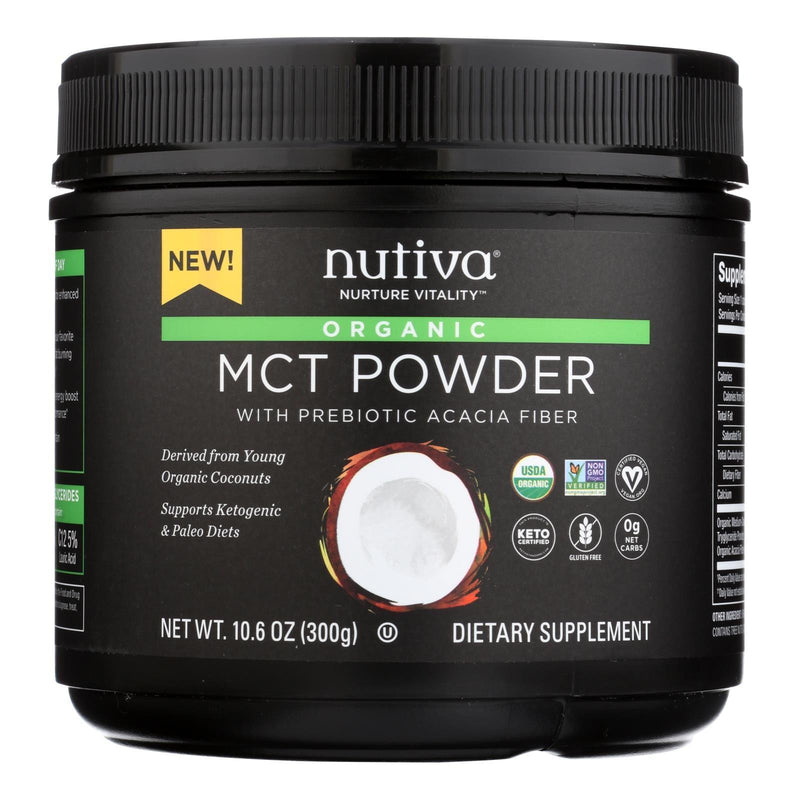 Nutiva - Powder Mct - 1 Each - 10.6 Oz - Orca Market