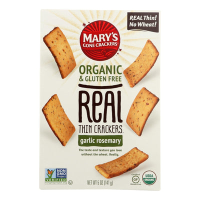 Mary's Gone Crackers Organic & Gluten Free Real Thin Crackers - Case Of 6 - 5 Oz - Orca Market