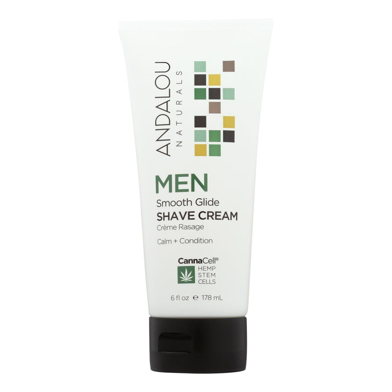 Andalou Naturals - Men Smooth Glide Shave Cream - 6 Fl Oz. - Orca Market