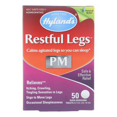 Hylands Homeopathic - Restful Legs Pm - 50 Tab - Orca Market