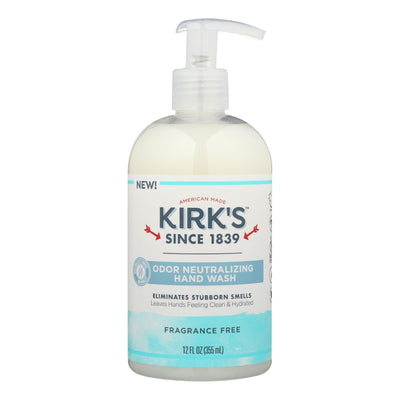 Kirk's Natural - Hand Soap Fragrance Free - 12 Fz - Orca Market