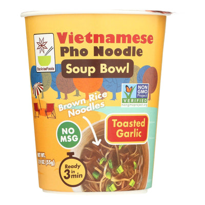 Star Anise Foods - Soup Bowl Pho Noodle Garlic - Case Of 6 - 1.9 Oz - Orca Market