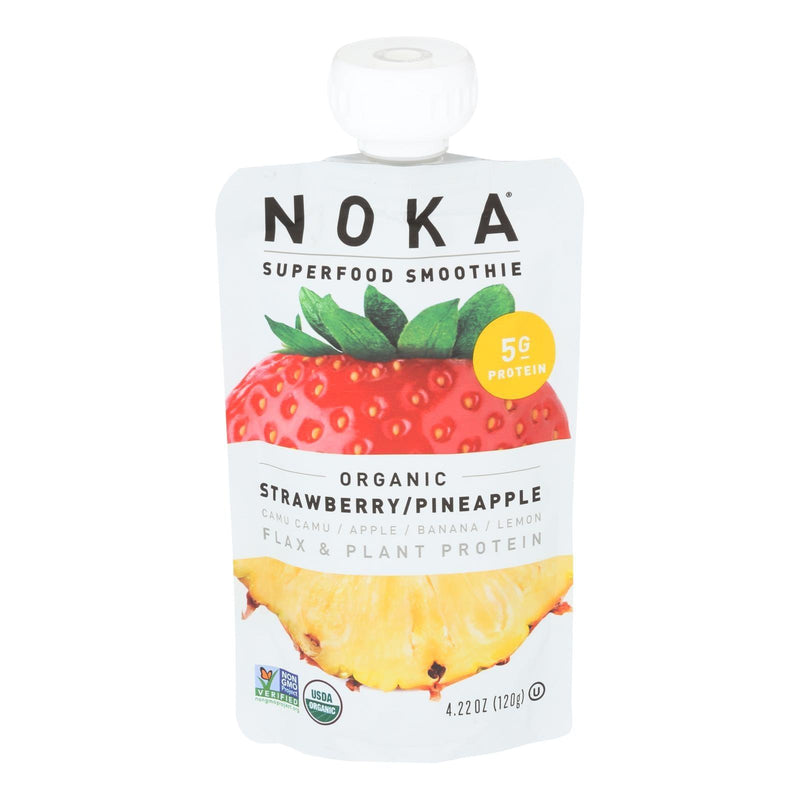 Noka - Smoothie Straw Pineap - Case Of 6 - 4.22 Oz - Orca Market