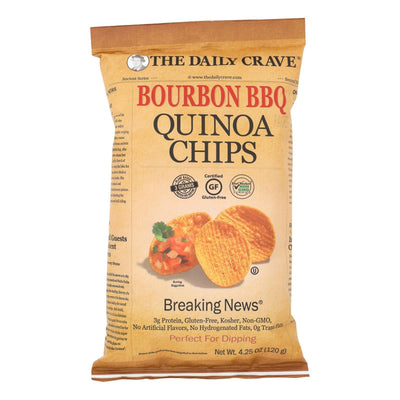 The Daily Crave - Quin Chips Bourbon Bbq - Case Of 8 - 4.25 Oz - Orca Market