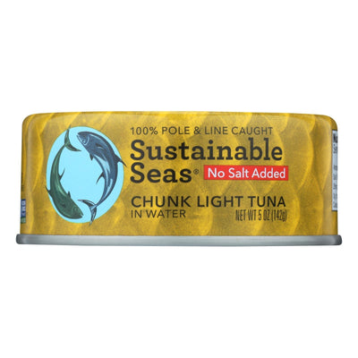 Sustainable Seas Chunk Light Tuna In Water - Case Of 12 - 5 Oz - Orca Market