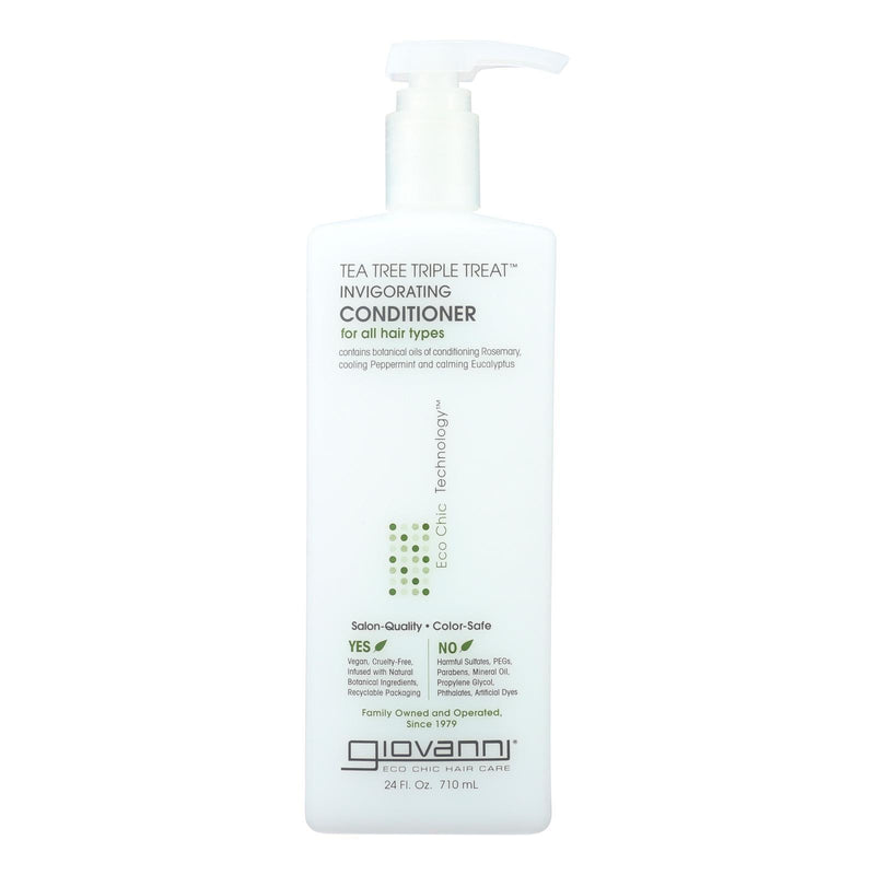 Giovanni Hair Care Products - Conditioner Tea Tree Invigorating - 24 Fz - Orca Market