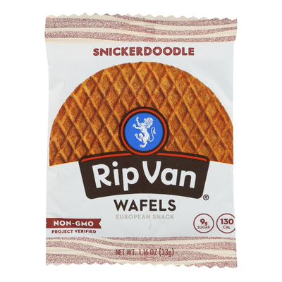 Rip Vanilla Wafels - Wafel Snickerdoodle Singl - Case Of 12 - 1.16 Oz - Orca Market