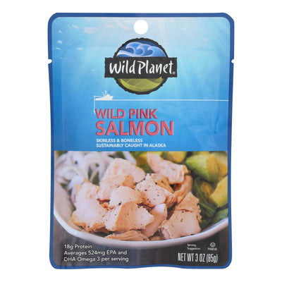 Wild Planet - Salmon Wild Pink - Case Of 24 - 3 Oz - Orca Market