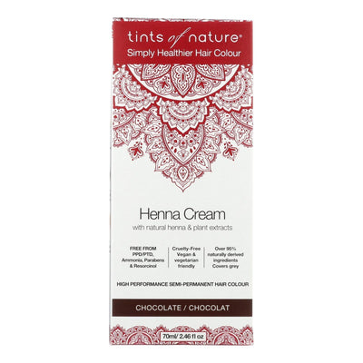 Tints Of Nature - Henna Cream Chocolate - 2.46 Fz - Orca Market