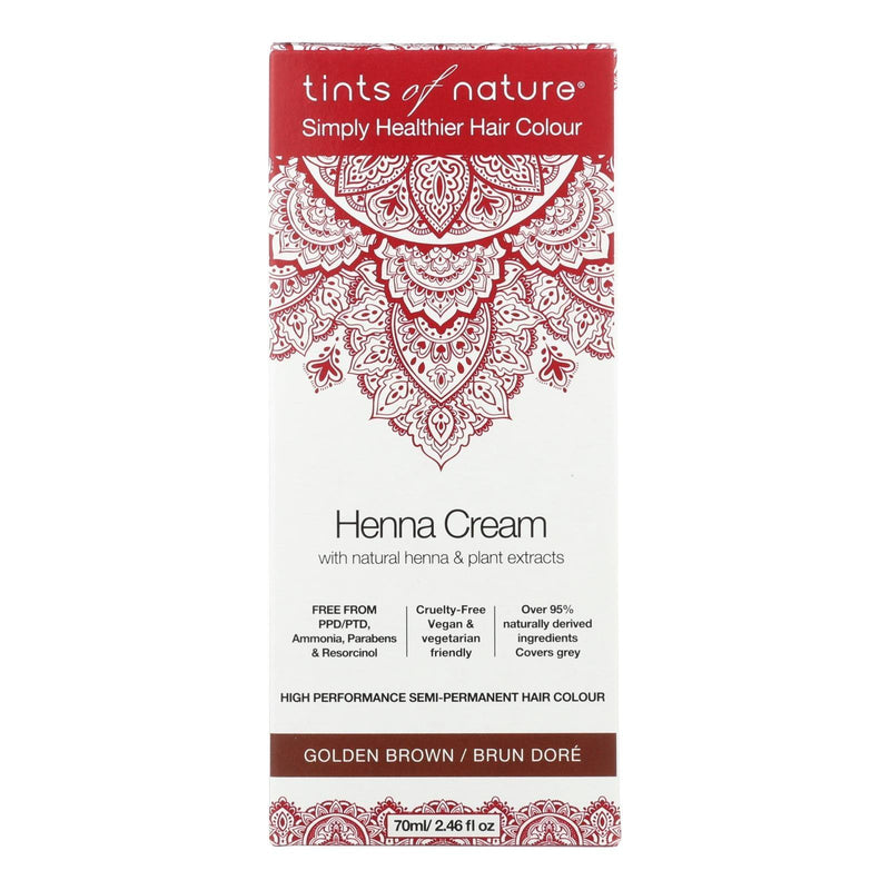 Tints Of Nature - Henna Cream Golden Brown - 2.46 Fz - Orca Market