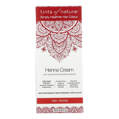 Tints Of Nature - Henna Cream Red - 2.46 Fz - Orca Market