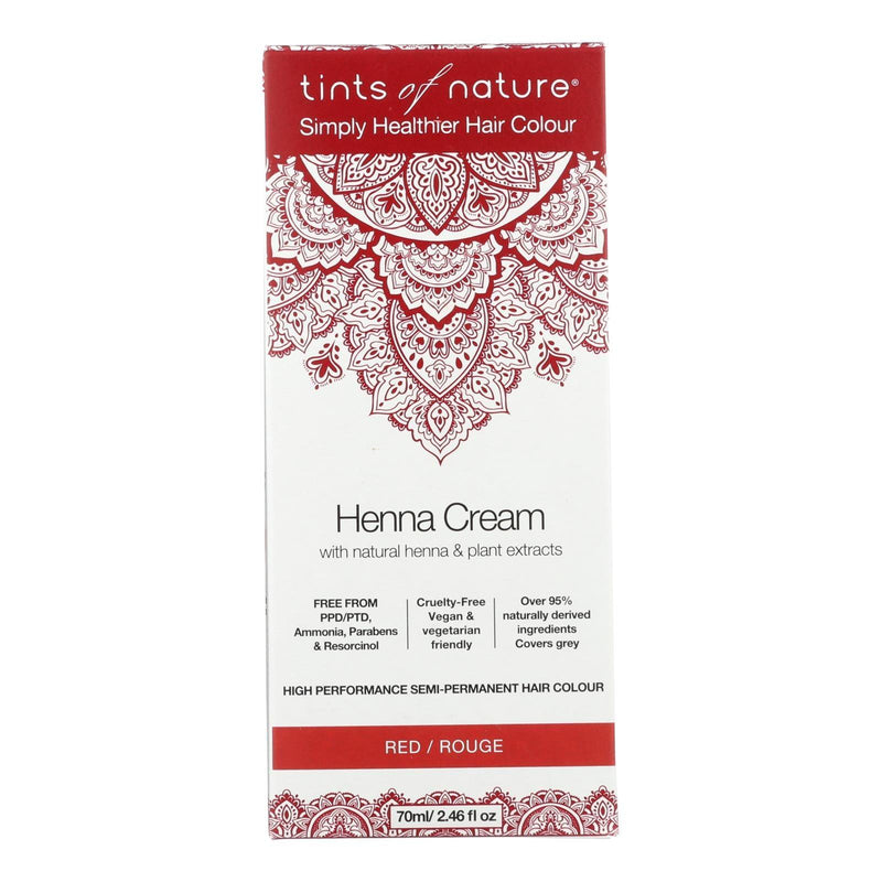 Tints Of Nature - Henna Cream Red - 2.46 Fz - Orca Market