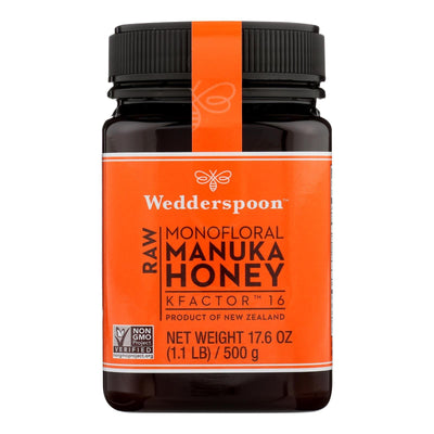 Wedderspoon Manuka Honey, Kfactor 16, - Case Of 6 - 17.6 Oz - Orca Market