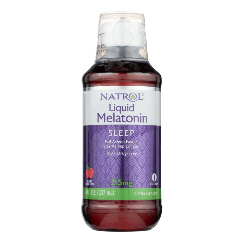 Natrol - Melatonin Liquid 2.5mg - 8 Fz - Orca Market