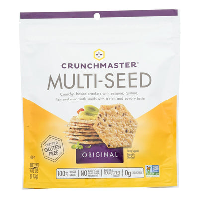 Crunchmaster - Multi Seed Crckr Original - Case Of 12 - 4 Oz - Orca Market