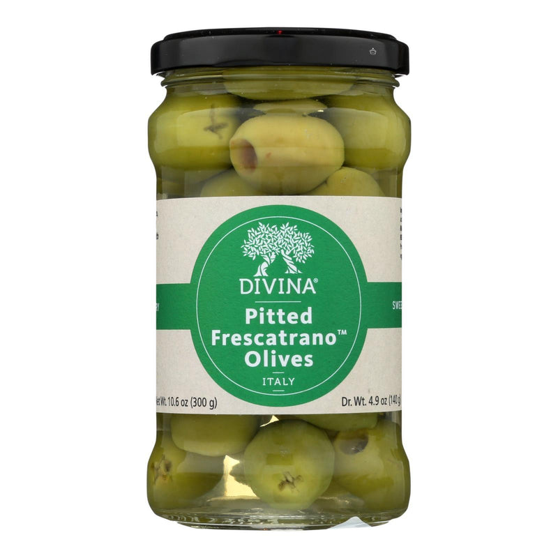 Divina - Olives Pitted Frescatrano - Case Of 6 - 4.9 Oz - Orca Market