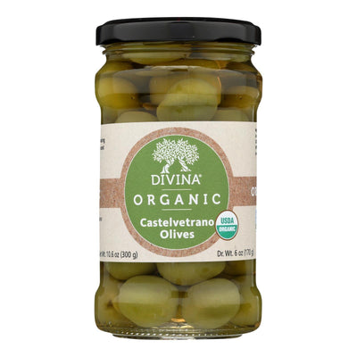 Divina - Olives Castelvetrano - Case Of 6 - 6 Oz - Orca Market